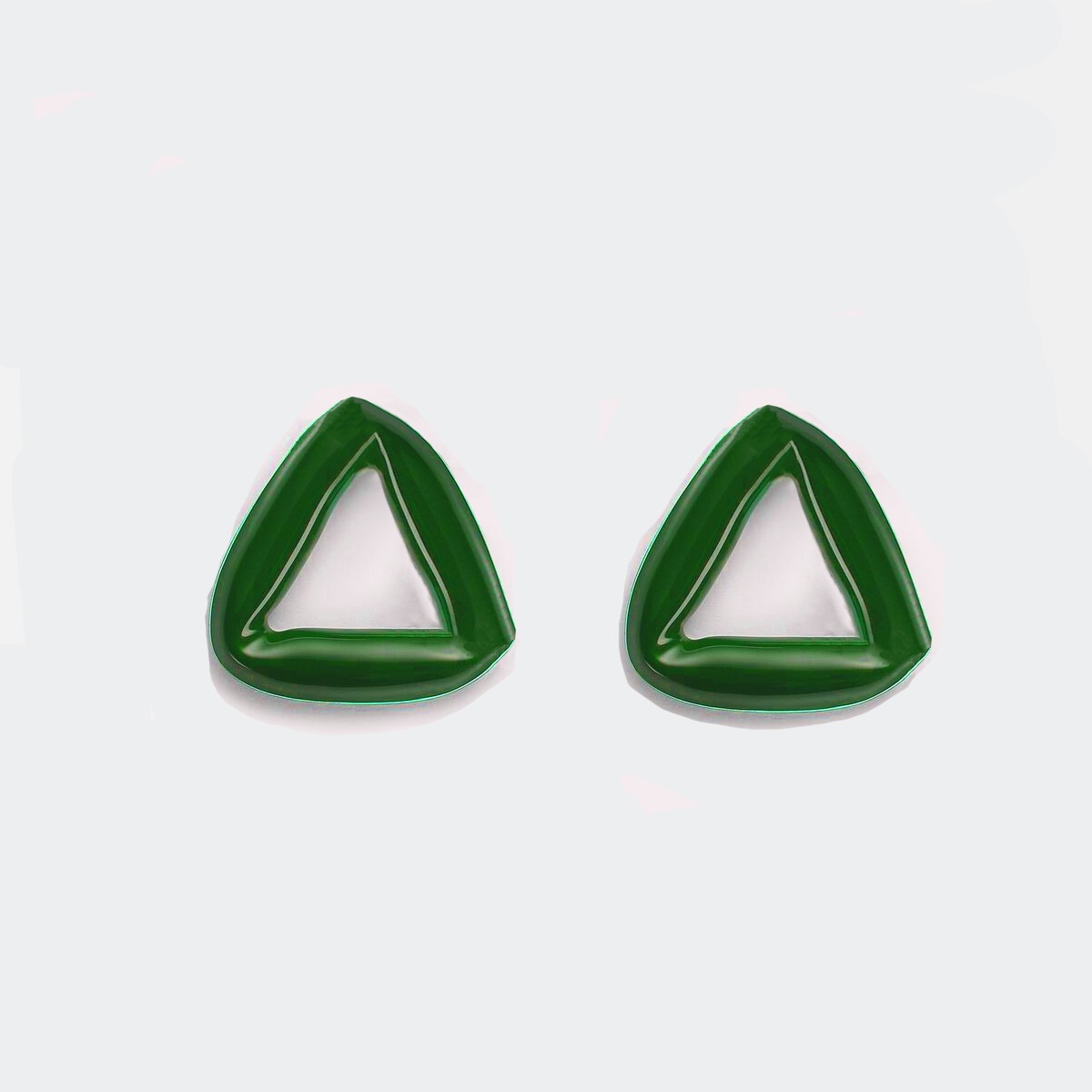 Bottega Veneta Triangle Enamel Earring Jewelry #nigo89157