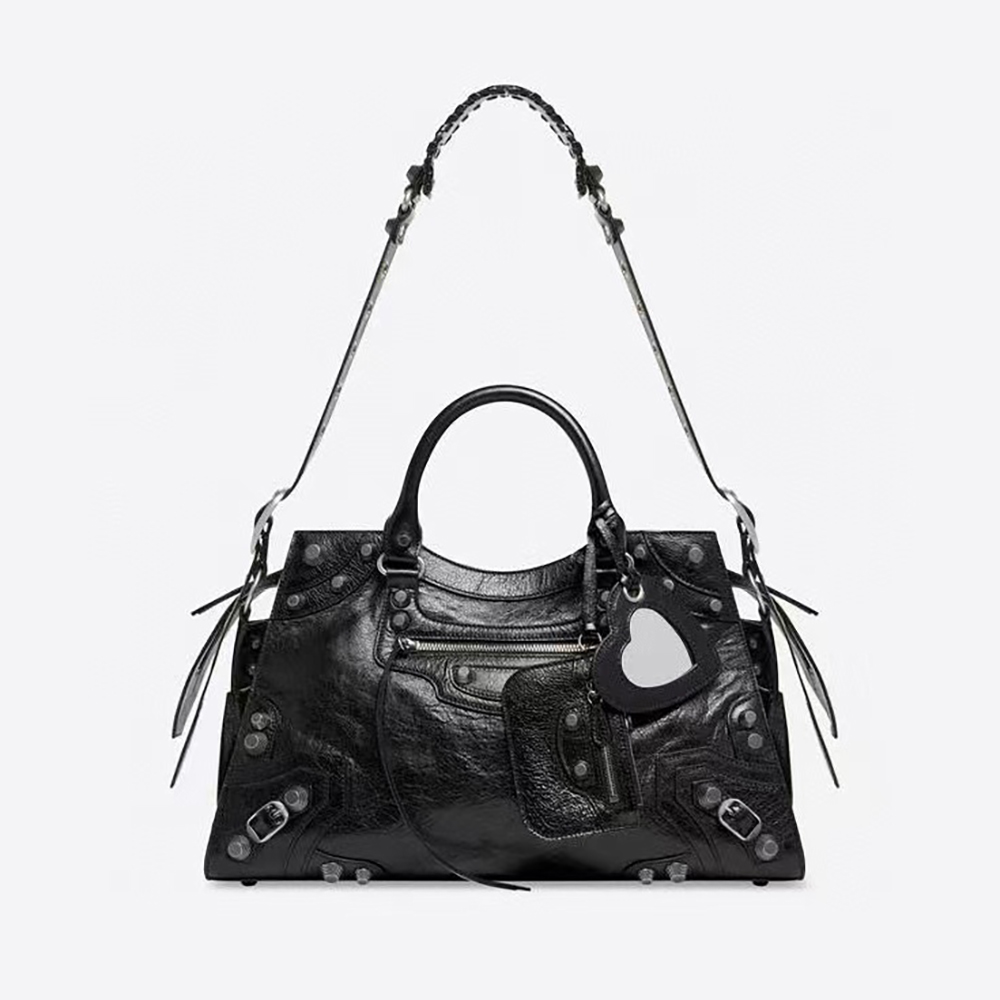 Balenciaga Single Shoulder Leather Bag For Hand-Held Locomotives Bag #nigo51918