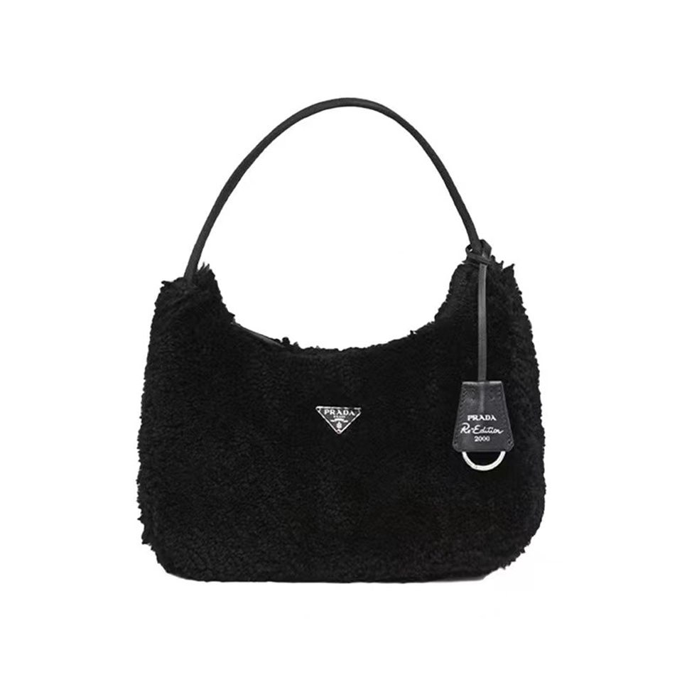 Prada Bag Plush Cashmere Handbag Bags #nigo56137