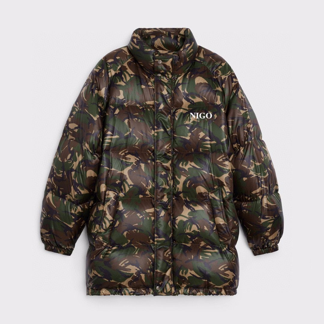 Celine Camouflage Down Jacket Coat #nigo3235
