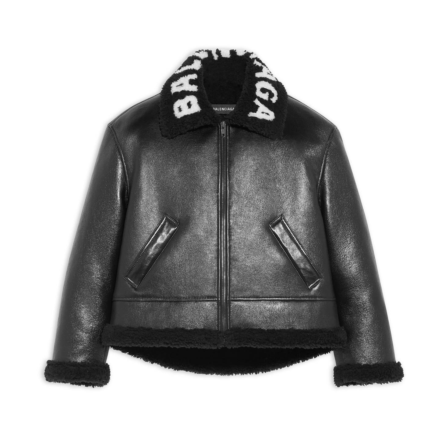 Balenciaga Leather Jacket Coat #nigo878