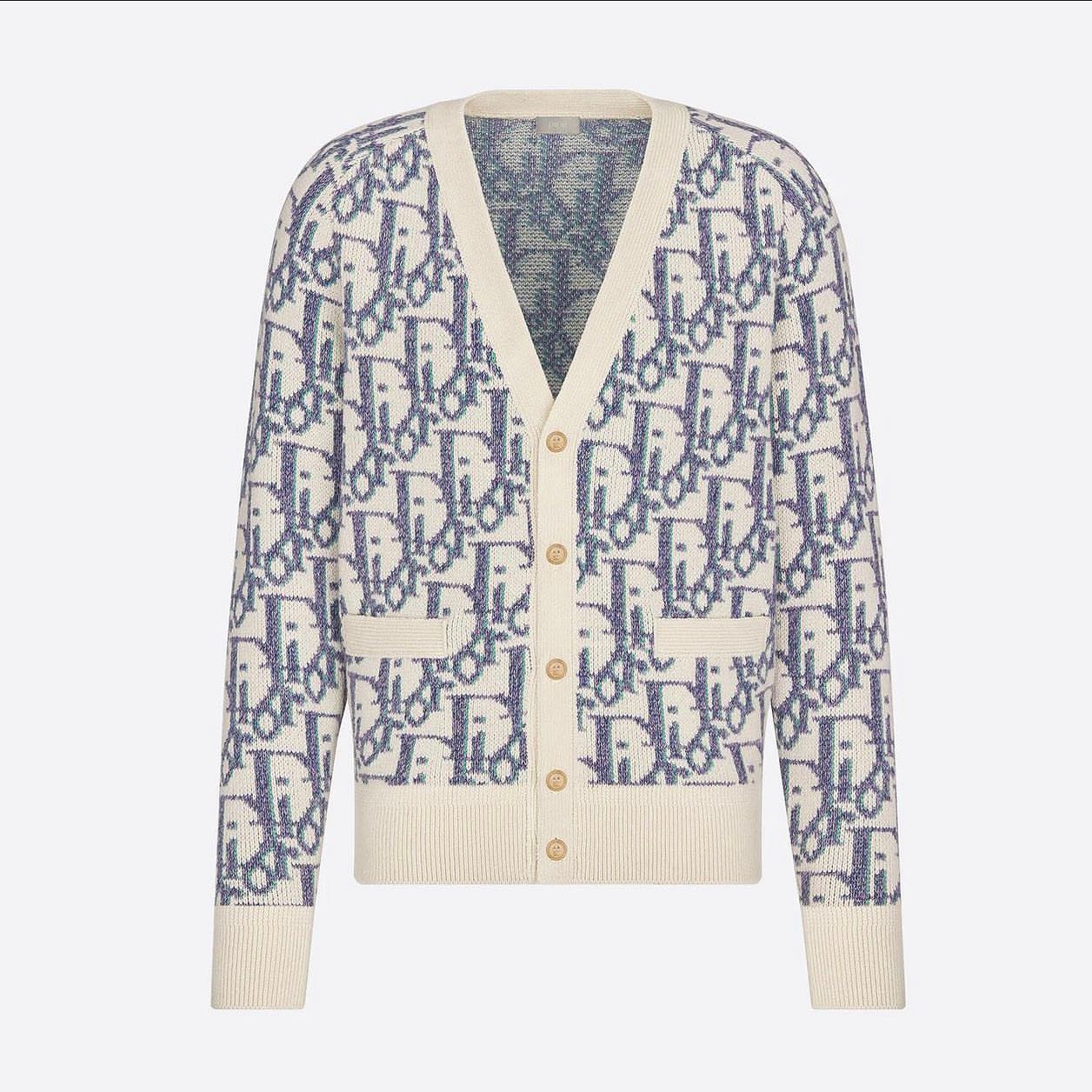 Dior NIGO Man Autumn Winter Knitting Sweater Cardigan Jacket #nigo9766