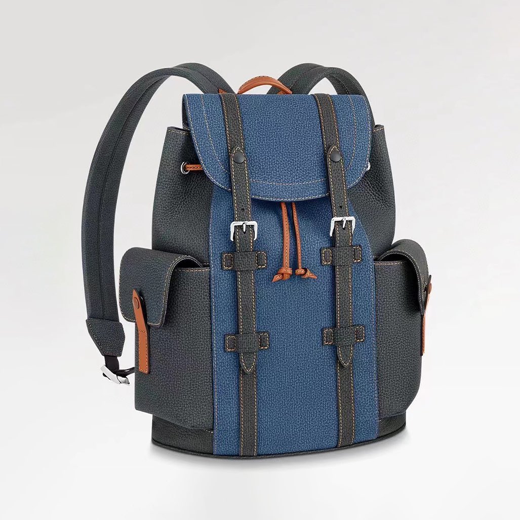 Louis Vuitton Leather Backpack Schoolbag Bag Bags #nigo3453