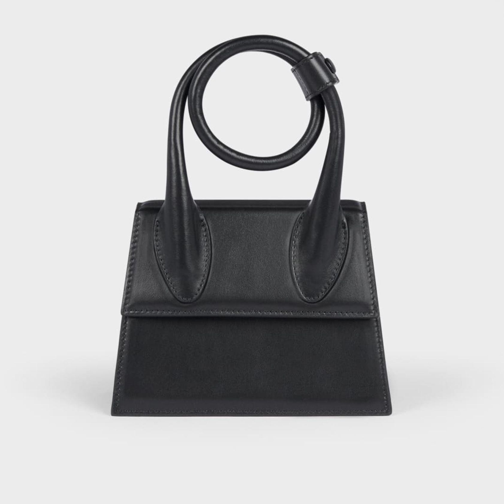 Jacquemus Leather Rigid Glossy Bag MINI Tote Bags #nigo53264