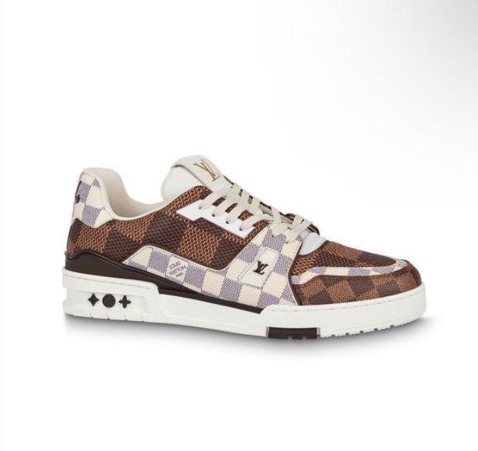 Louis Vuitton Checkerboard Flat Sneakers Shoes #nigo3482