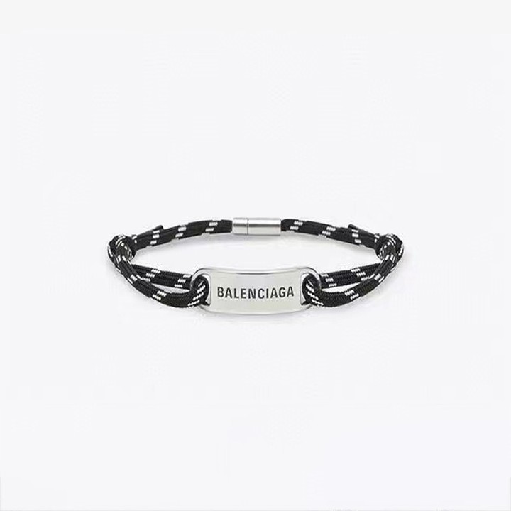 BALENCIAGA Refined Steel Drawcord Bracelet Accessories Jewelry #nigo82426