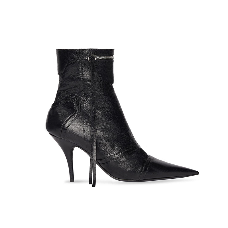 Balenciaga NIGO High Heels In Motorcycle Booties Shoes Ngvp #nigo51743