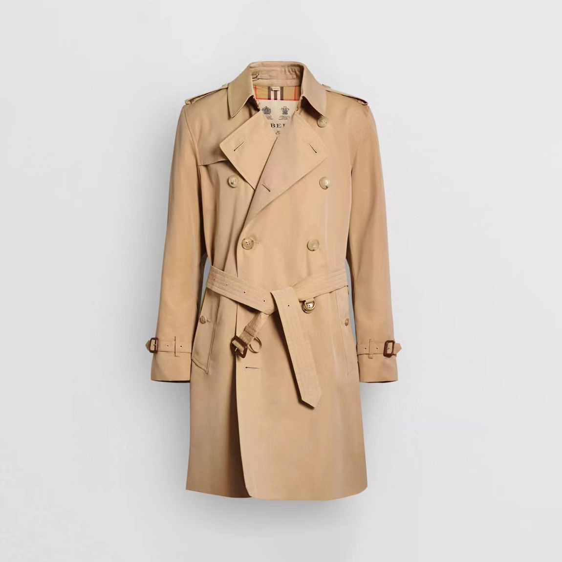 Burberry NIGO Man  Medium Length Trench Jacket Coat #nigo5944