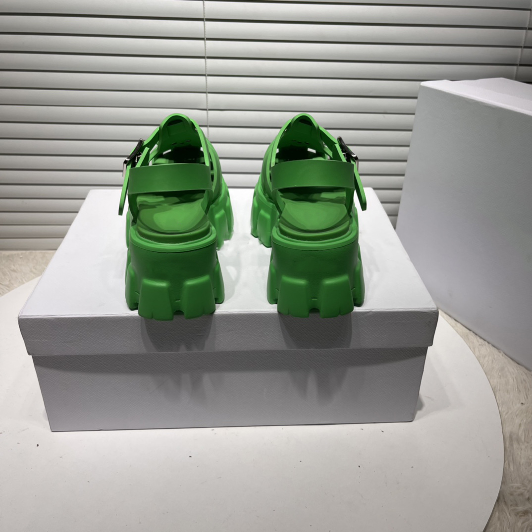 PRADA NIGO   Flat Hollow Sandals Shoes #nigo56513