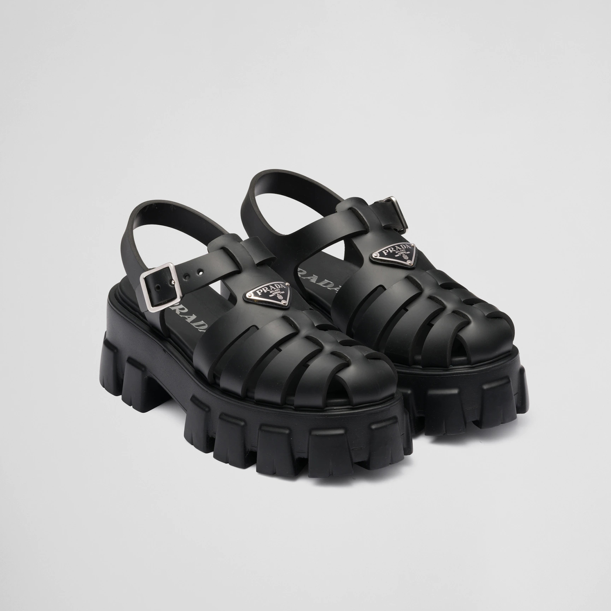PRADA NIGO   Flat Hollow Sandals Shoes #nigo56513