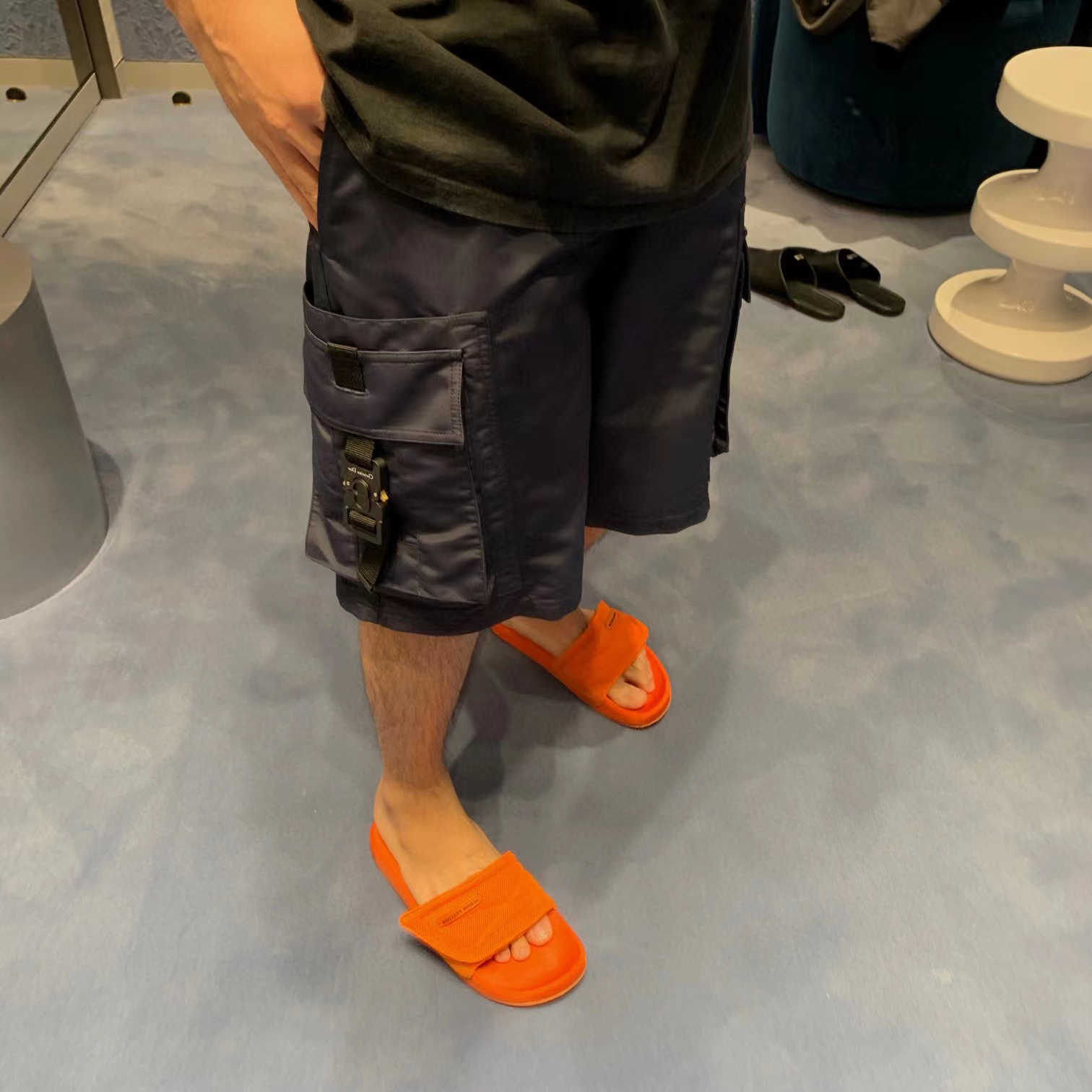 Dior NIGO Man Metal Buckle Work Shorts Pants #nigo94114