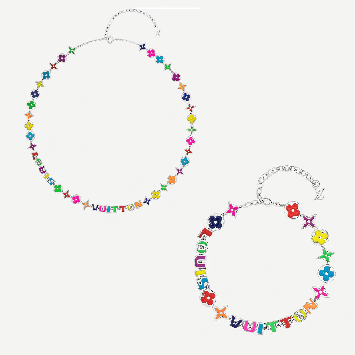 Louisvuitton NIGO Women's letter beads bracelet necklace set Accessories #nigo56895