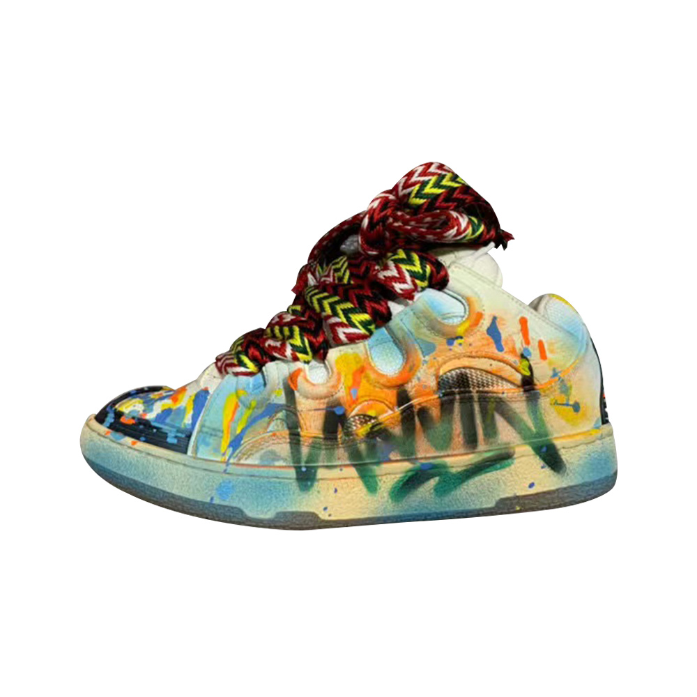 LANVIN NIGO Graffiti Sneakers Shoes #nigo7637