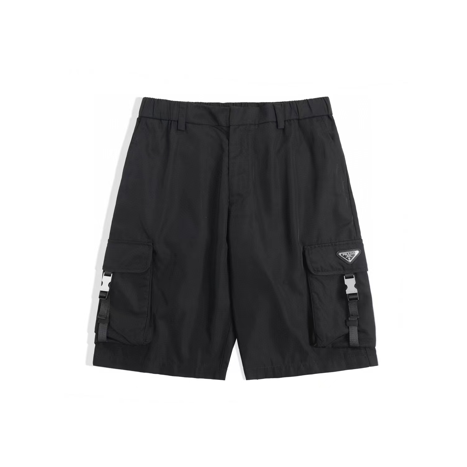 Prada NIGO ManSummer Cotton Black Sports Casual Shorts pants #nigo94134