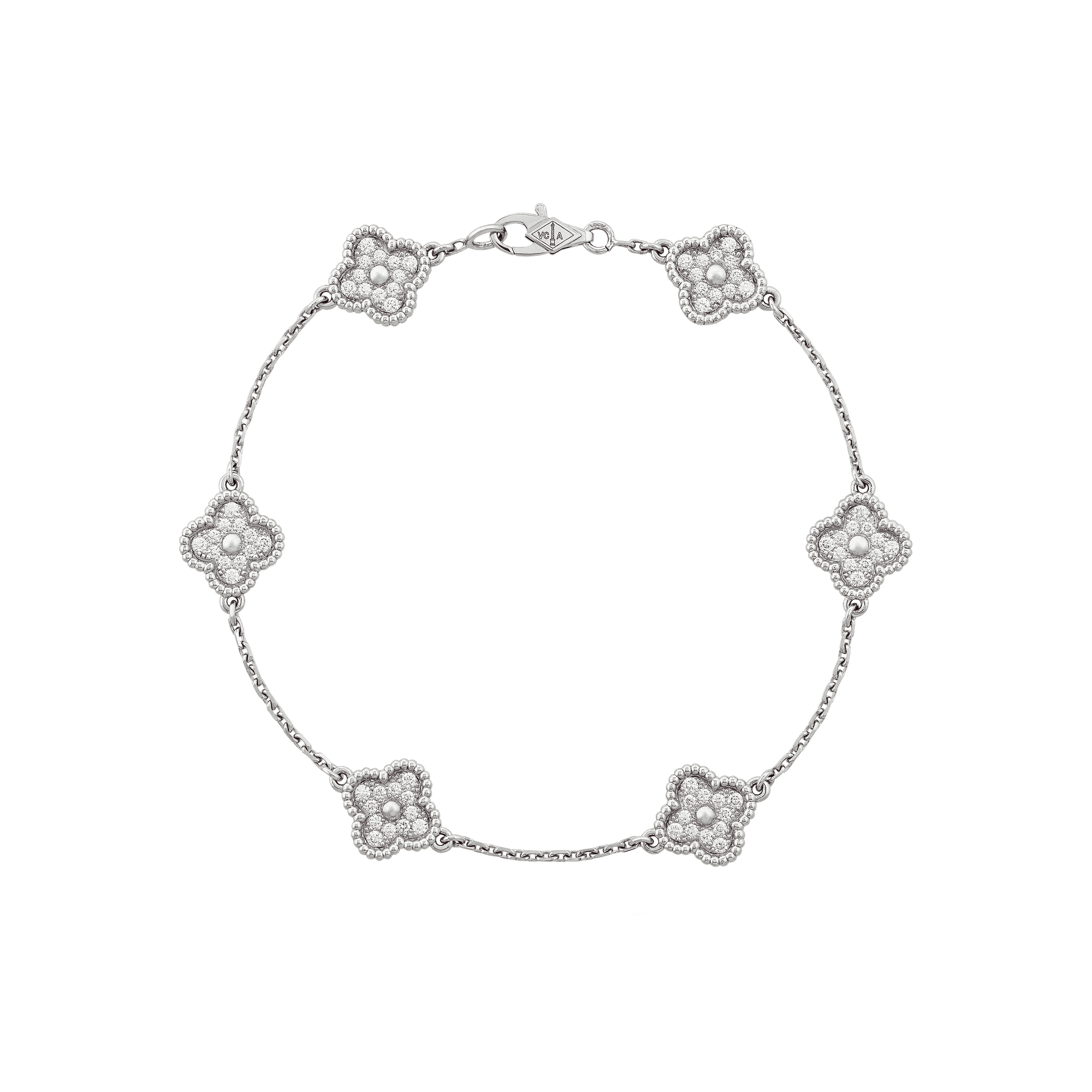 VanCleef&Arpels NIGO  Silver Decorative Bracelet Accessories #nigo56936