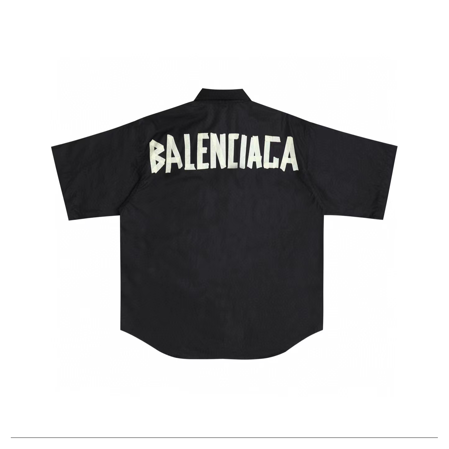Balenciaga NIGO Man Summer Black Short Sleeve Letter Shirt #nigo94145