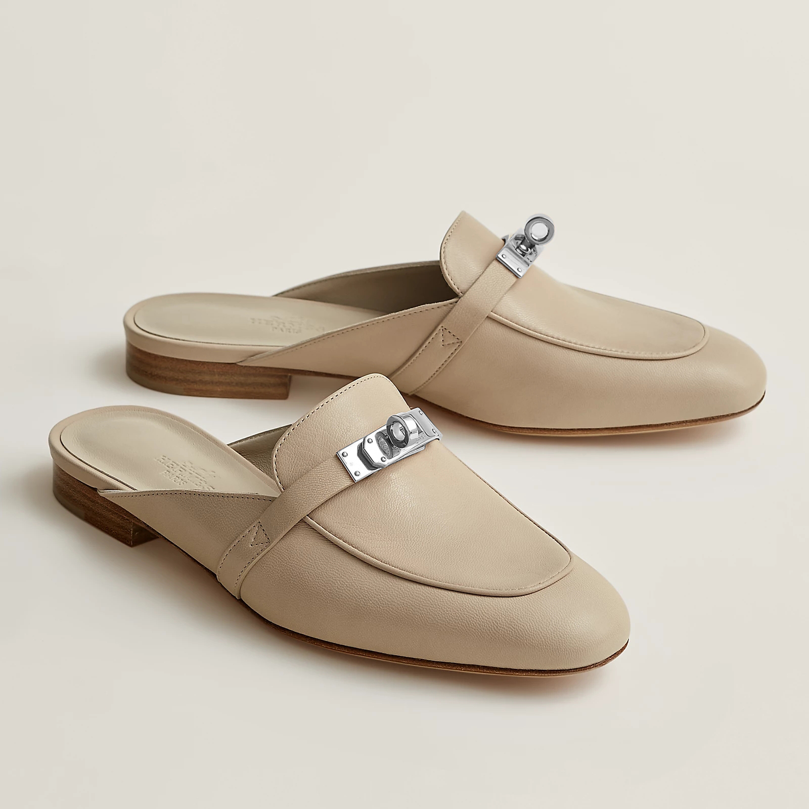 Hermes NIGO Leather Slippers Shoes #nigo51589