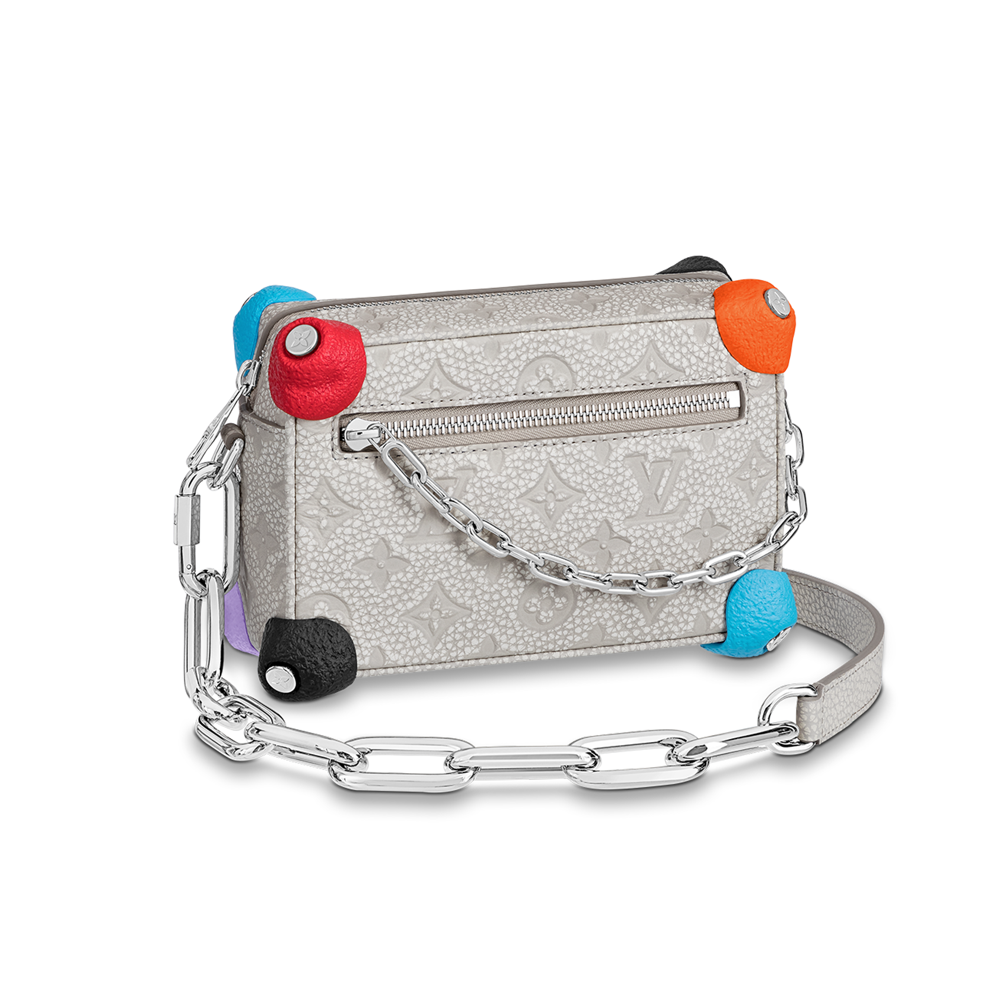 LouisVuitton NIGO Grey Box Chain Single Shoulder Messenger Bag #nigo56389