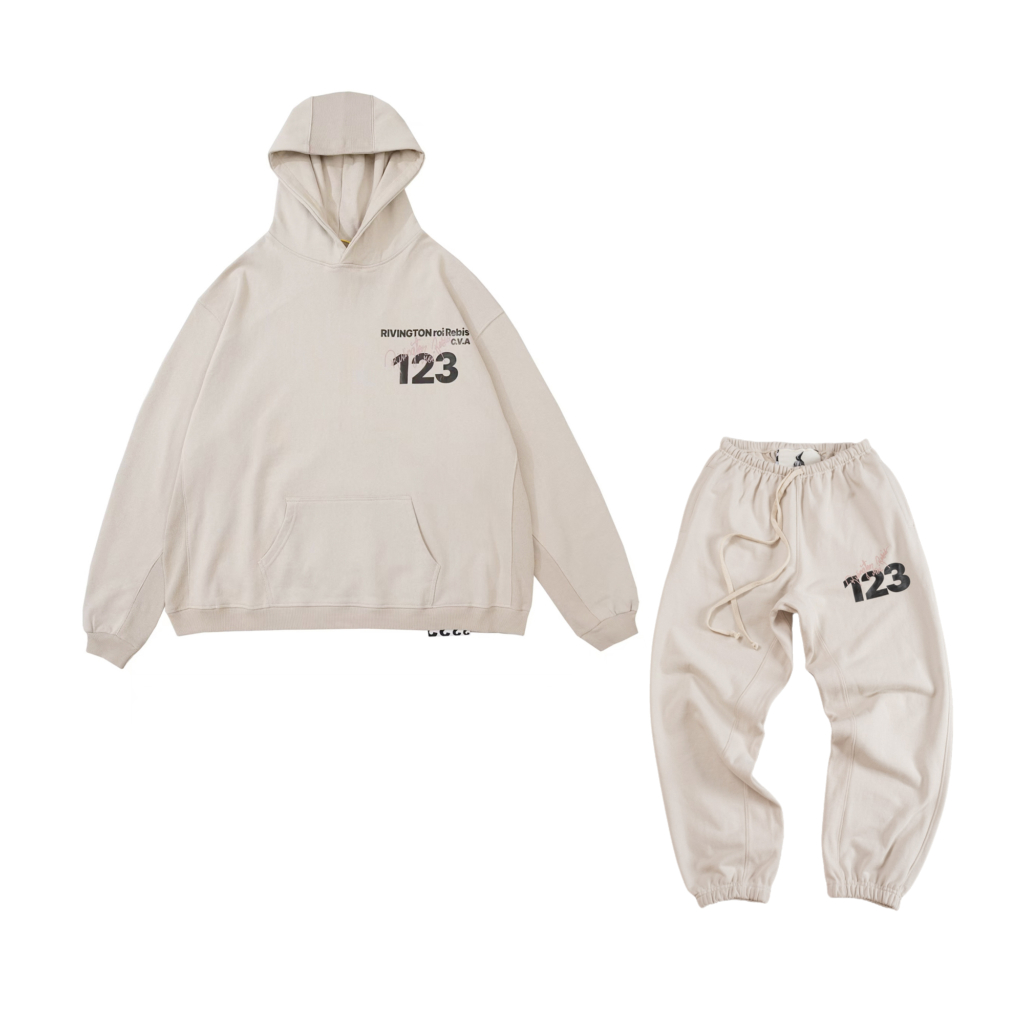 NIGO RRR-123 Letter Print Hooded Sweatshirt Pants Ngvp #nigo94216