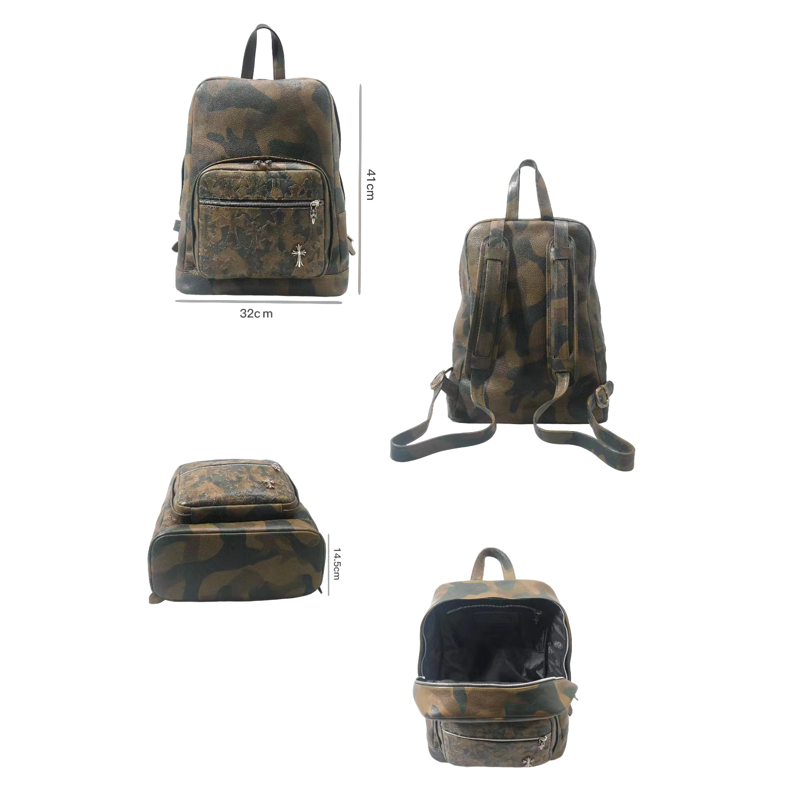 Chrome Hearts NIGO Camo Leather Backpack Bag Bags #nigo94225