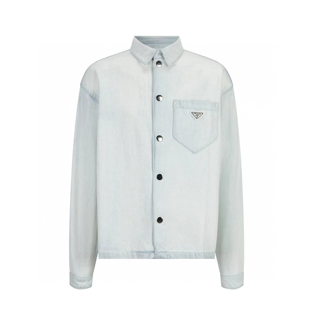 Prada NIGO Woman Spring And Autumn Cotton Denim Jacket #nigo56932