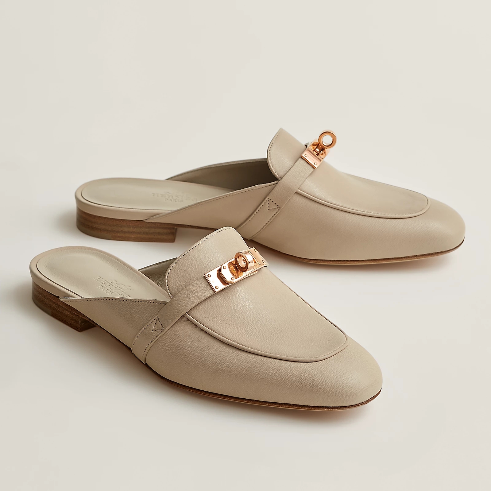 Hermes NIGO Leather Slippers Shoes #nigo51589
