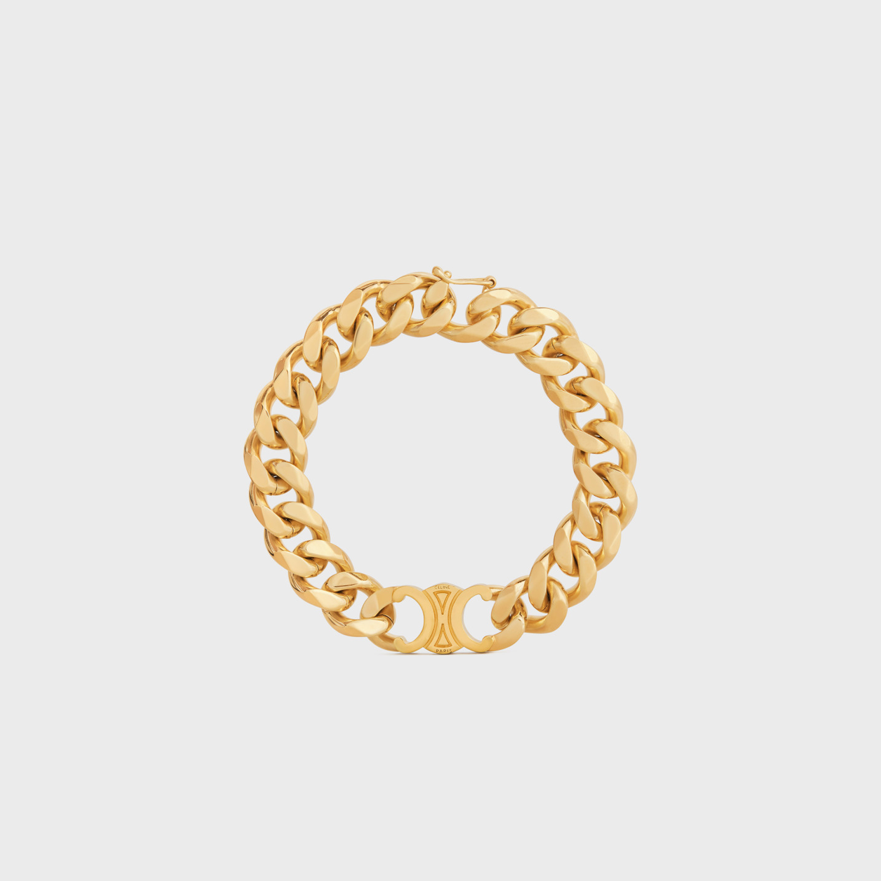 Celine NIGO Gold Decorative Chain Necklace Bracelet Set  #nigo56938