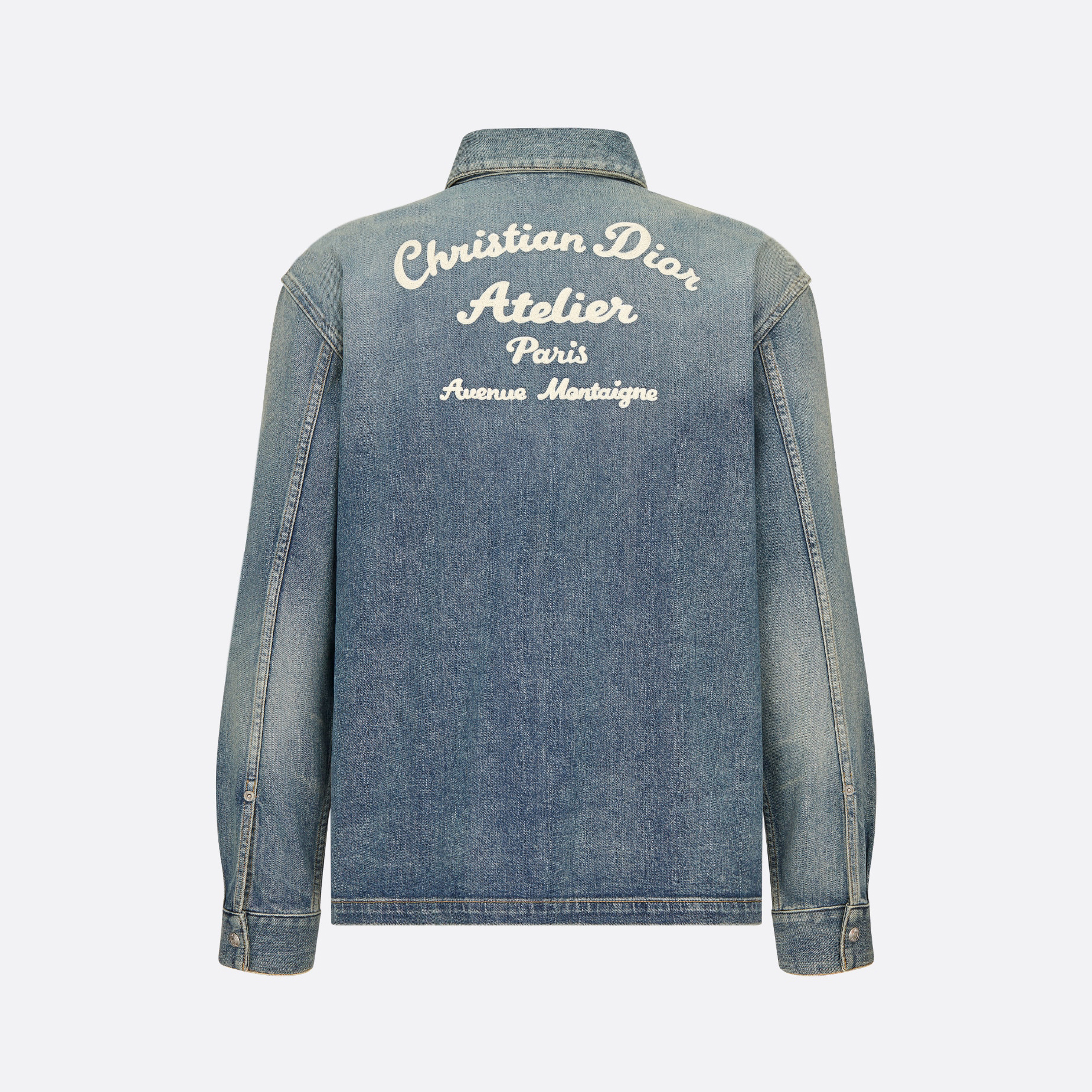 Dior NIGO Man Long Sleeved Denim Zippered Jacket #nigo94336