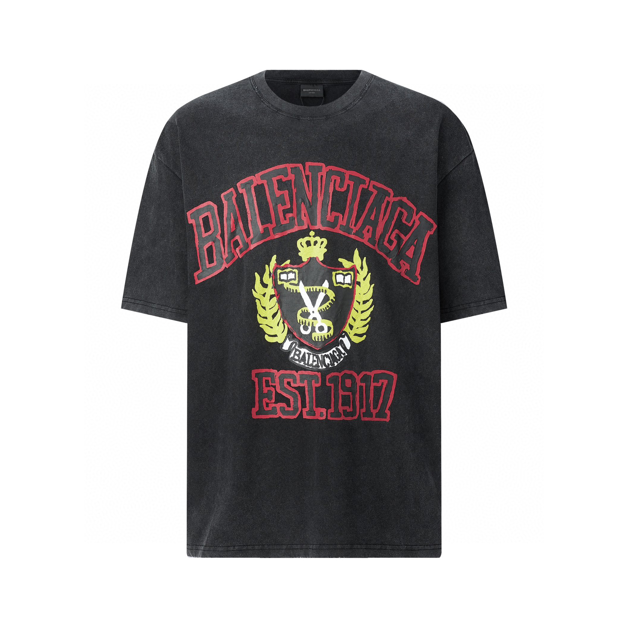 Balenciaga NIGO Man Scissor Pattern Short Sleeve T-shirt #nigo94329