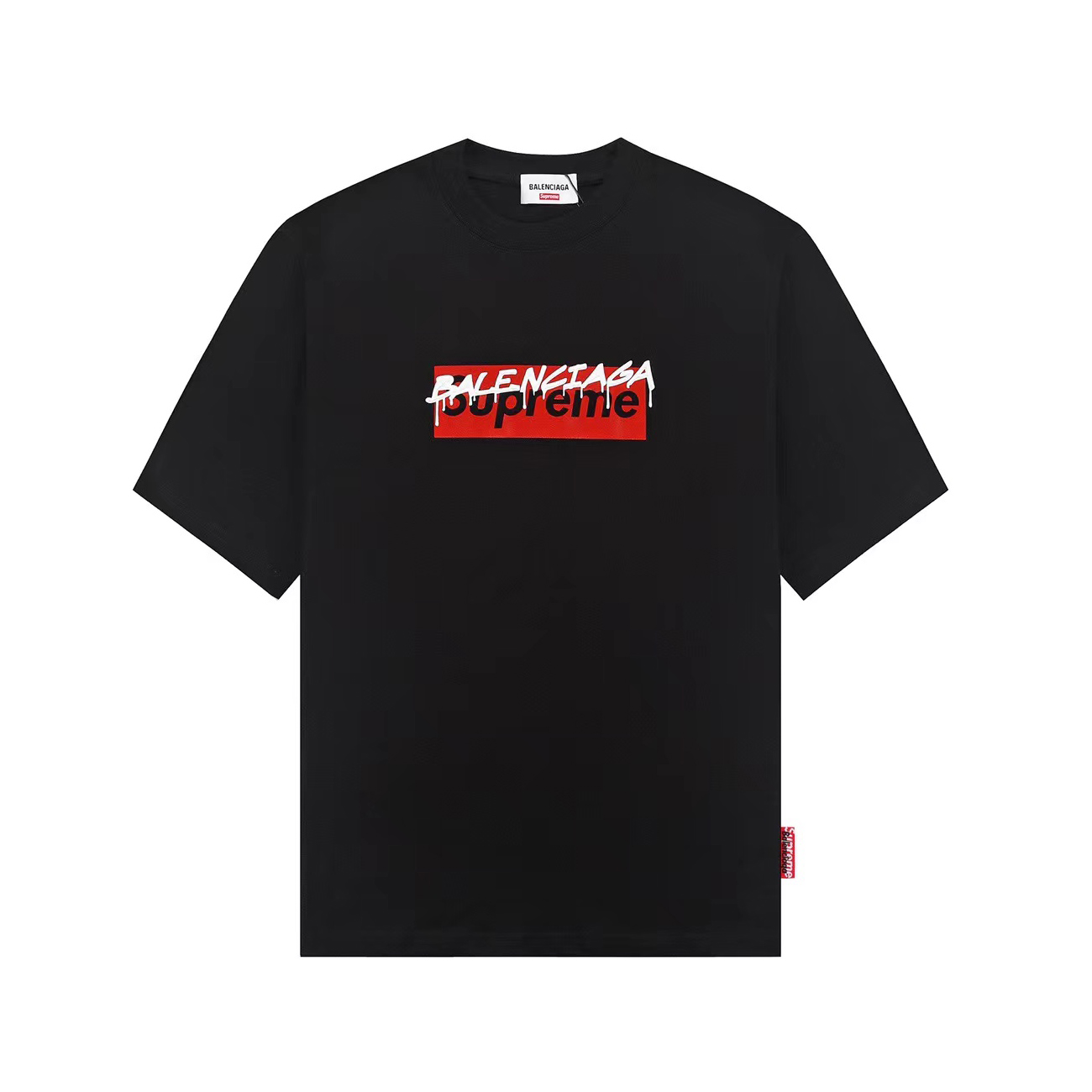 Balenciaga X Supreme NIGO Round Neck Cotton Short Sleeved T-shirt #nigo94351