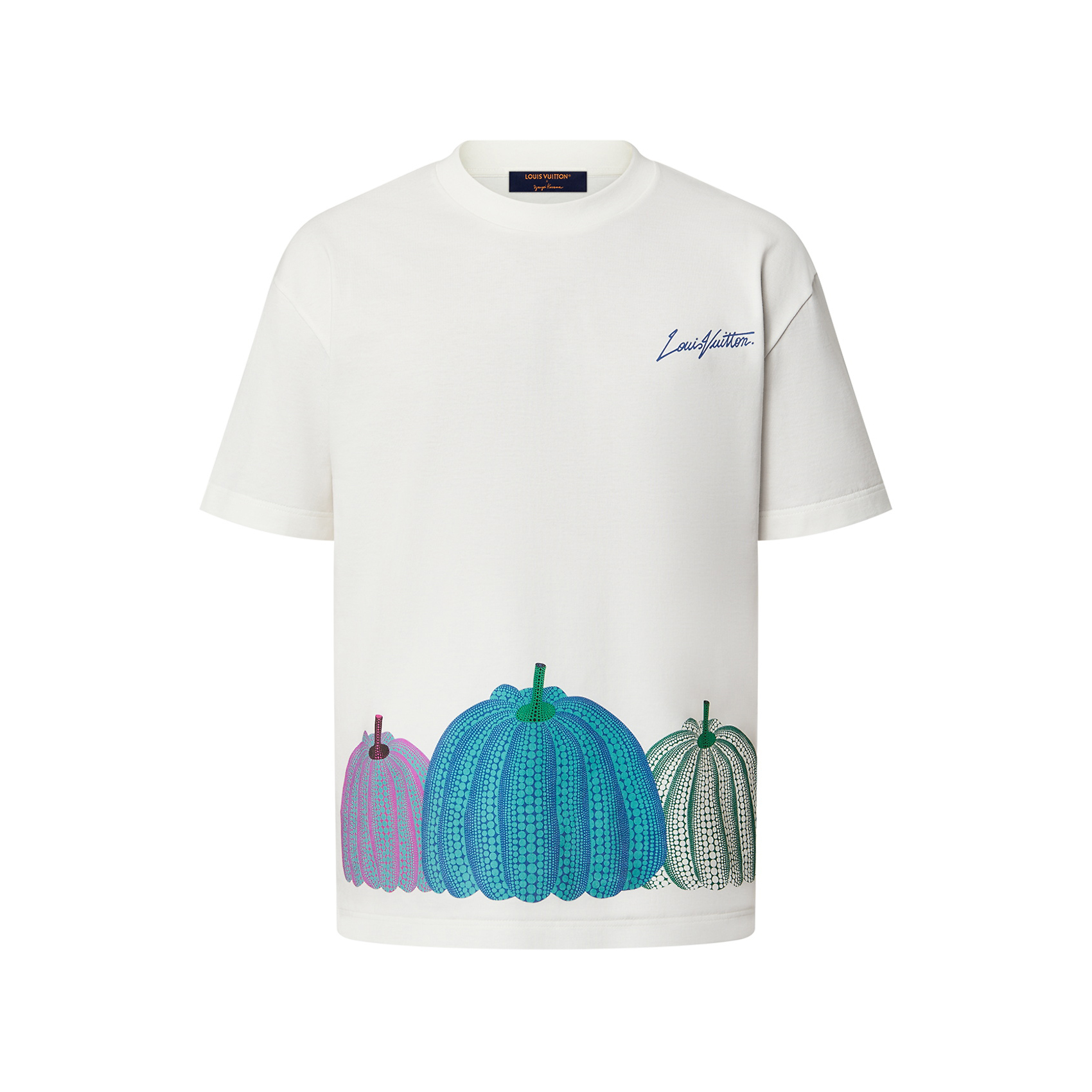 Louis Vuitton NIGO Man Pumpkin Printed Short Sleeved T-shirt #nigo94324