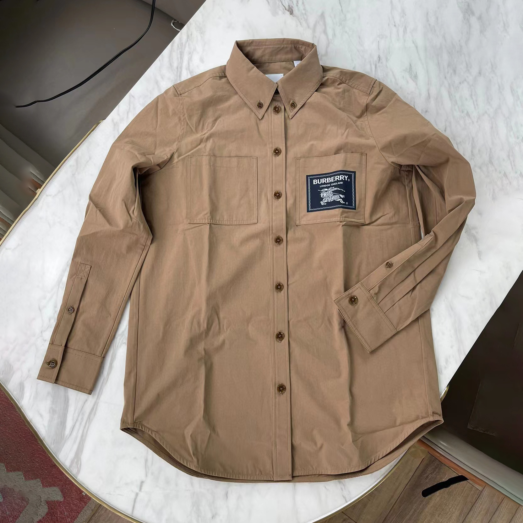 Burberry NIGO Woman Spring And Autumn Cotton Long Sleeve Shirt #nigo56976