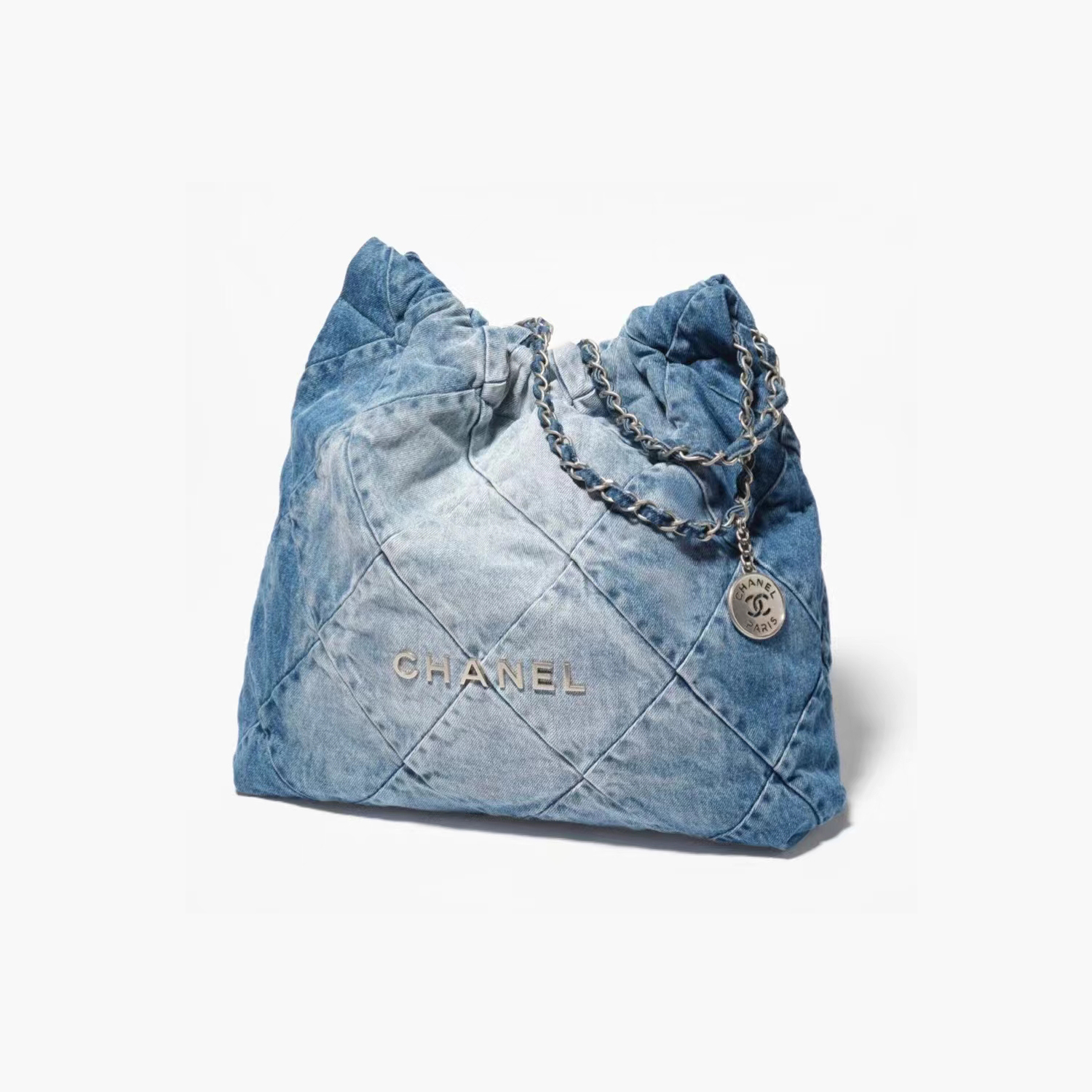 Chanel NIGO Denim Cross Shoulder Bucket Bag #nigo57247