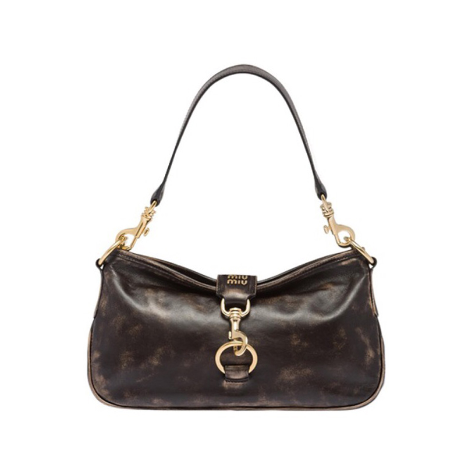 Miumiu NIGO Leather Handbag Underarm Bag Bags #nigo57172