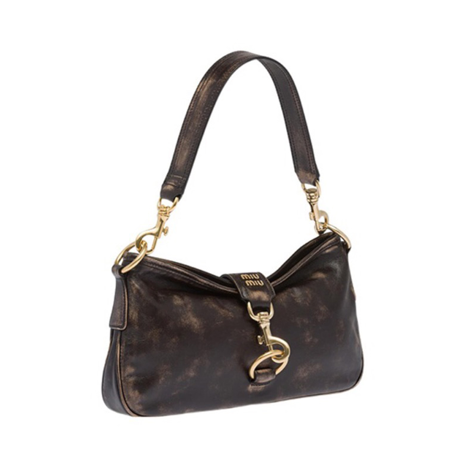 Miumiu NIGO Leather Handbag Underarm Bag Bags #nigo57172