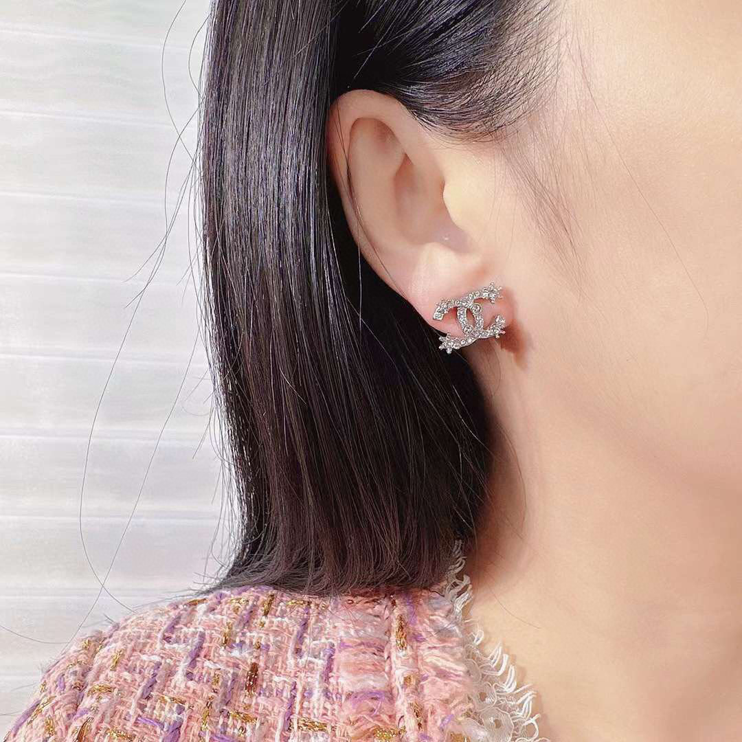 Chanel Rhinestone Earnail Jewelry Ear Pendants #nigo57364