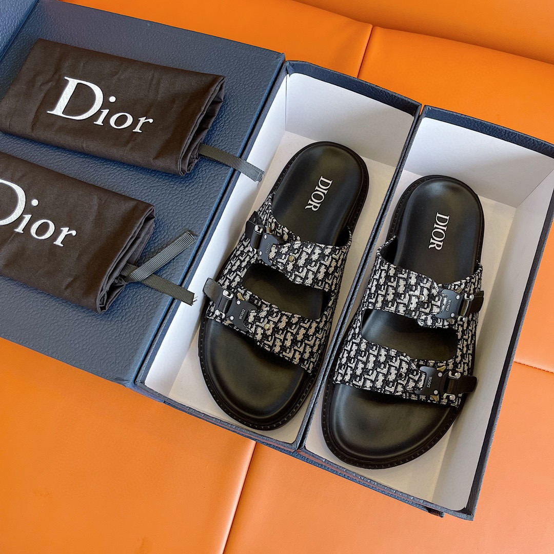Dior NIGO Buckle Sandals Slippers Shoes #nigo94438