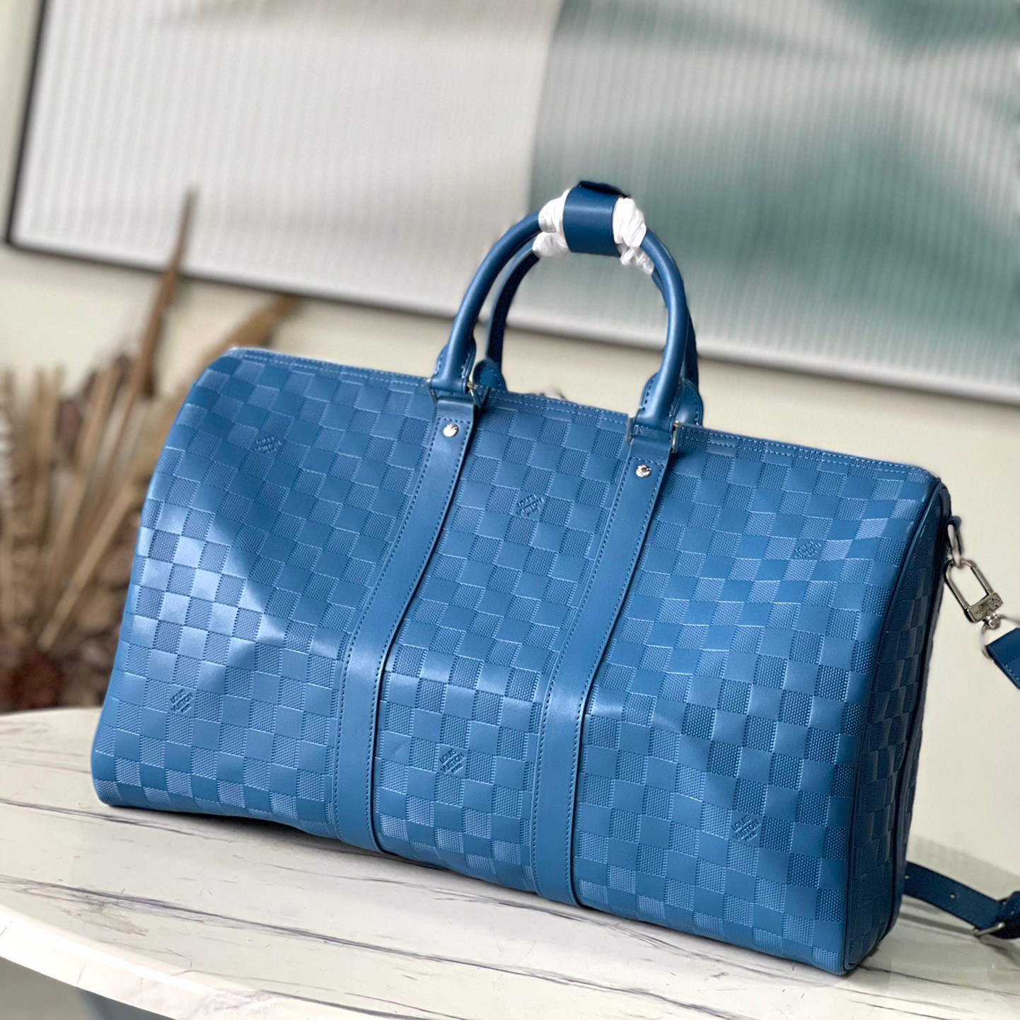 Louis Vuitton NIGO Leather Handbag Travel Bag #nigo94459