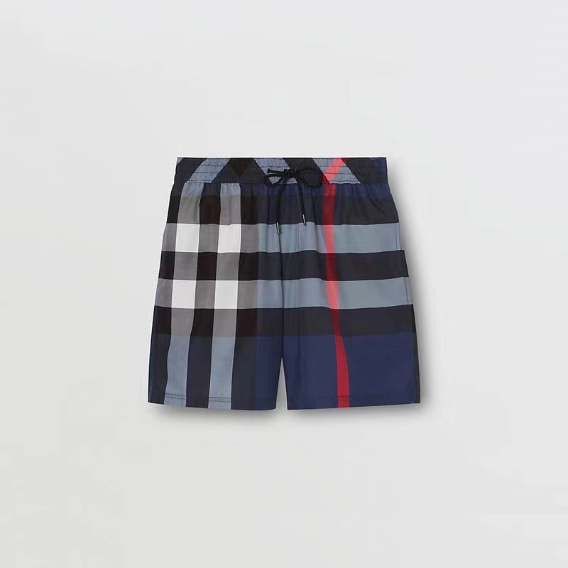 Burberry NIGO Man Checkered Beach Shorts Pants #nigo5923
