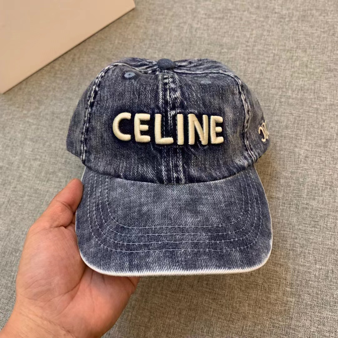 Celine NIGO Denim Baseball Cap Hat  Accessories #nigo56765