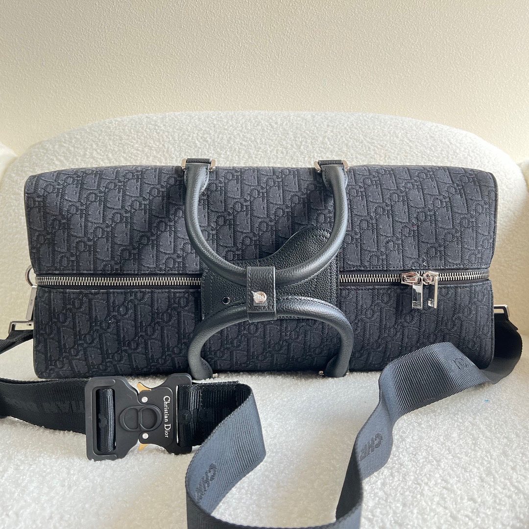 Dior Grained Cow Leather Hand Luggage Bag #nigo9783