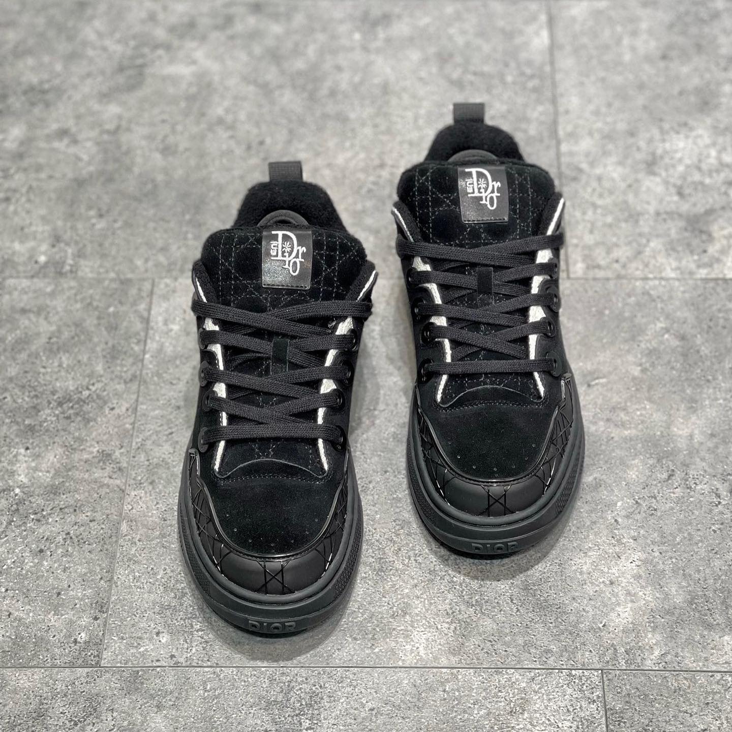 Dior NIGO Bread Leather High Top Sneakers Shoes #nigo9453