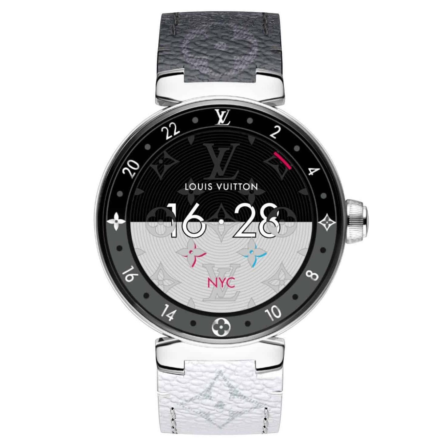 Louis Vuitton Bluetooth Link Electronic Watch Casual Leather Strap 2nd Generation Watch #nigo755