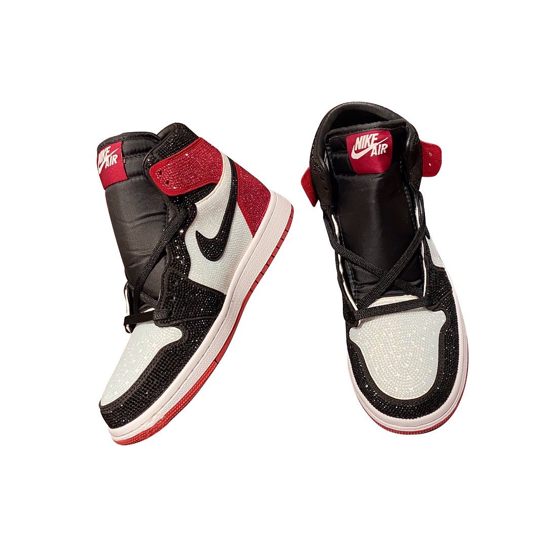 nike AJ NIGO High Top Diamond Inlay Sneakers Shoes #nigo11137
