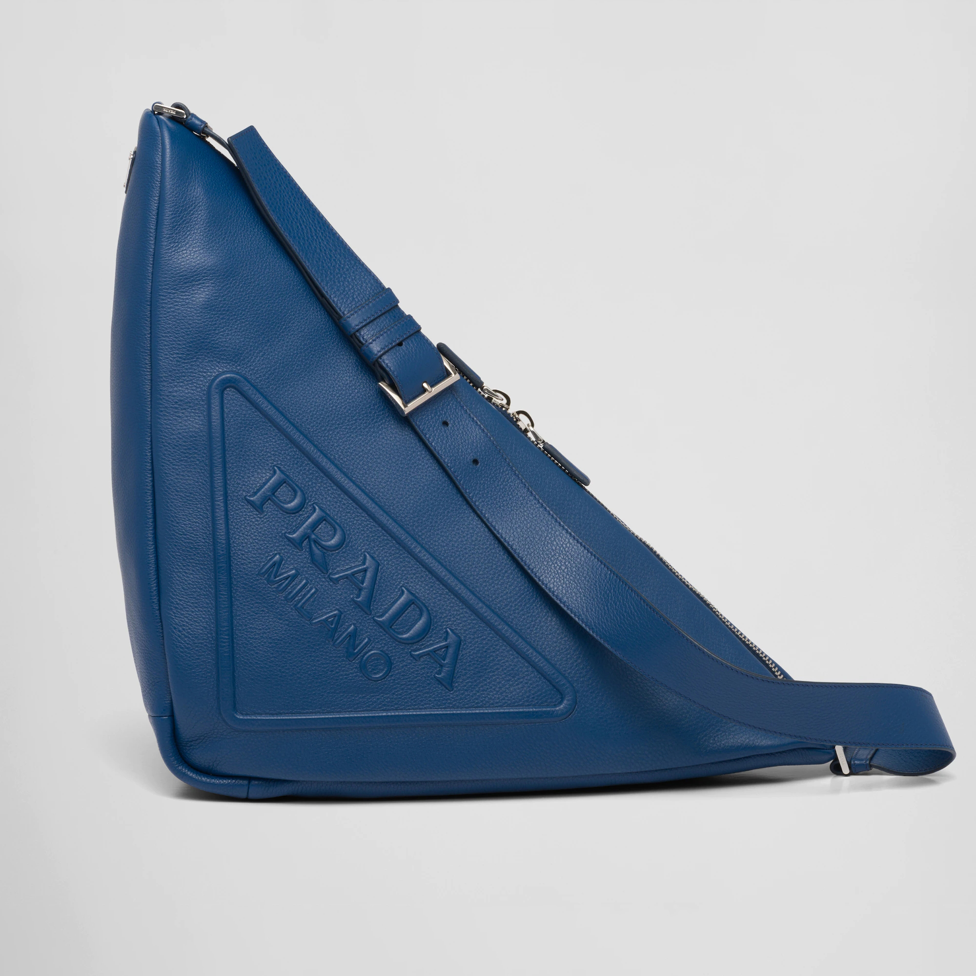 Prada Leather Oversized Triangle Bag #nigo53765
