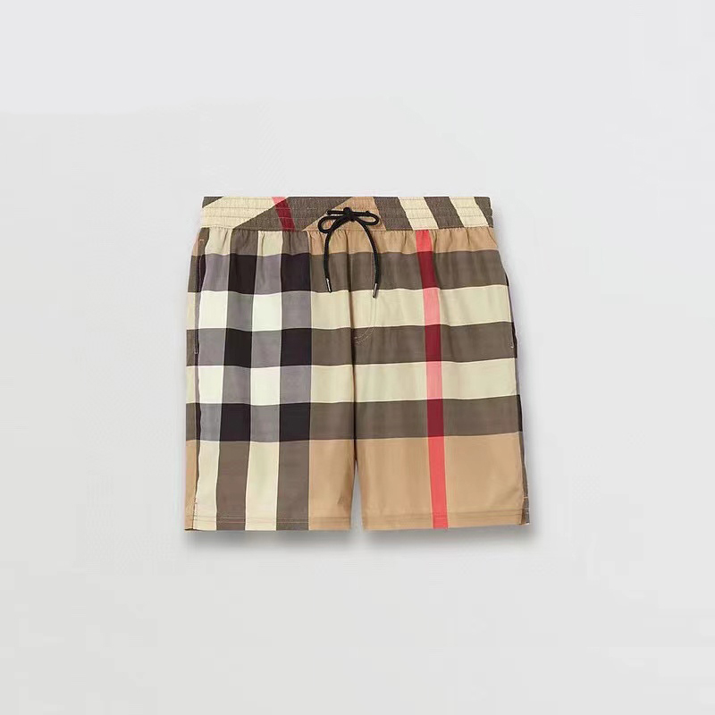 Burberry NIGO Man Checkered Beach Shorts Pants #nigo5923