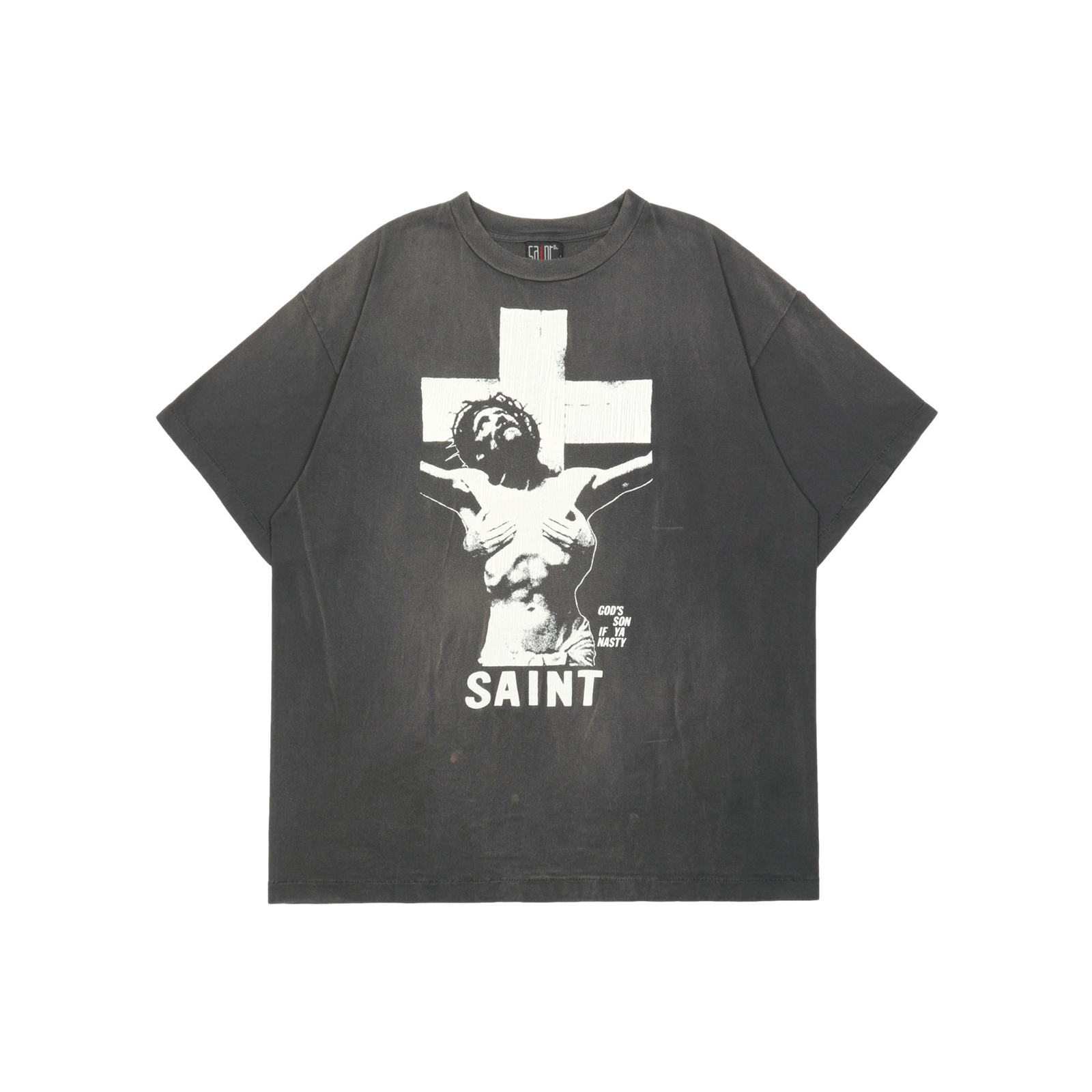 Saint Michael NIGO Portrait Printing Washed Old Short Sleeved T-shirt NGVP #nigo5912