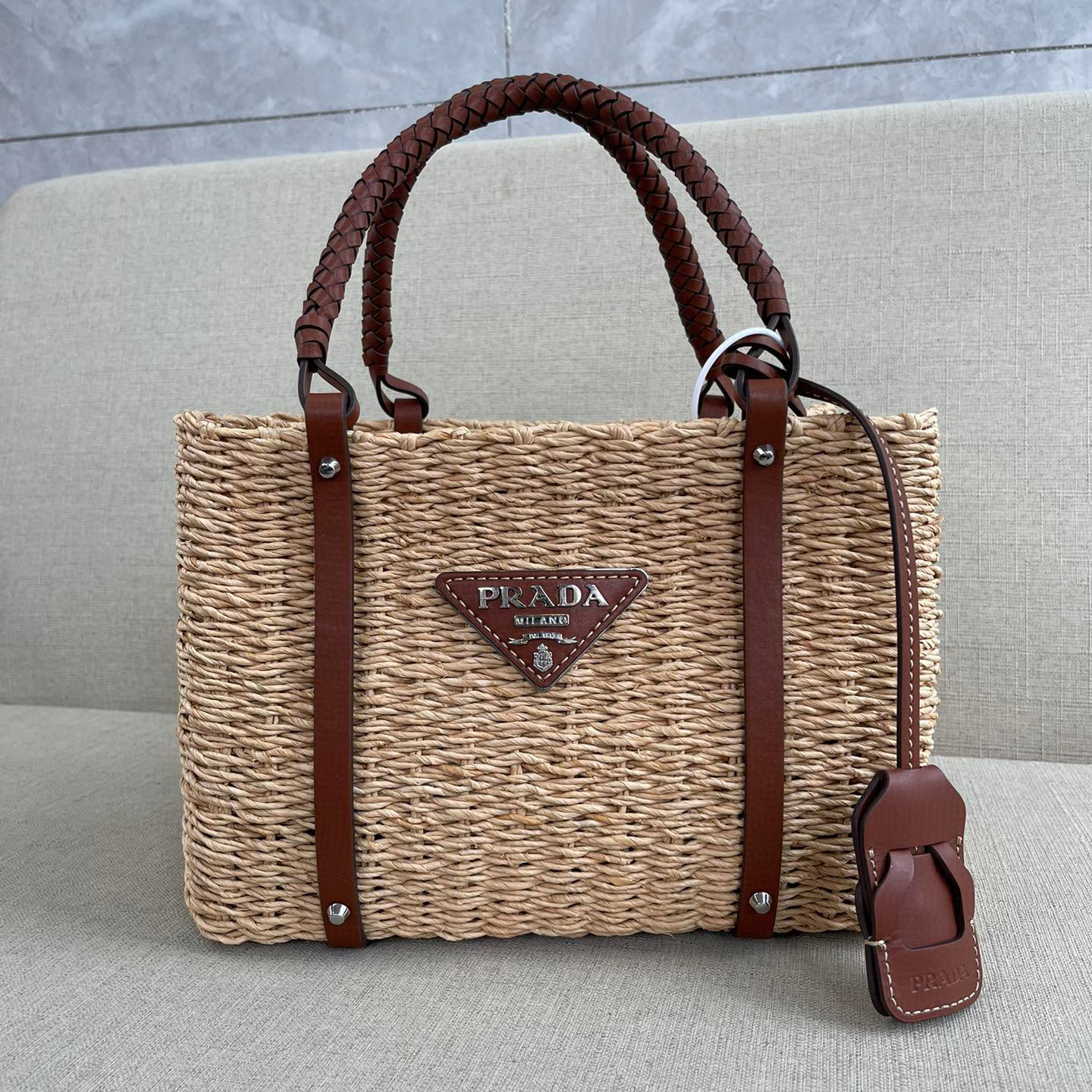 Prada NIGO Woven Basket Bag #nigo57388