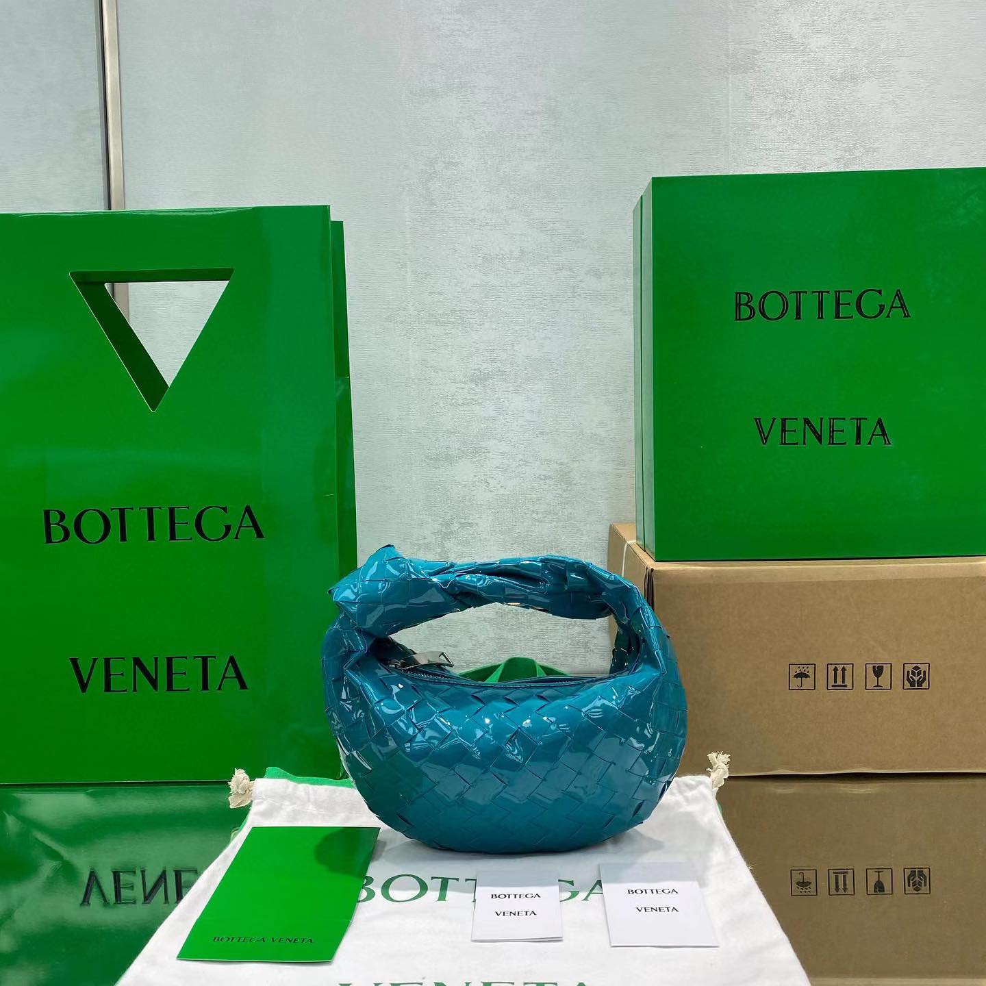 BV NIGO   Patent Leather Handbag Shoulder Bag #nigo51563