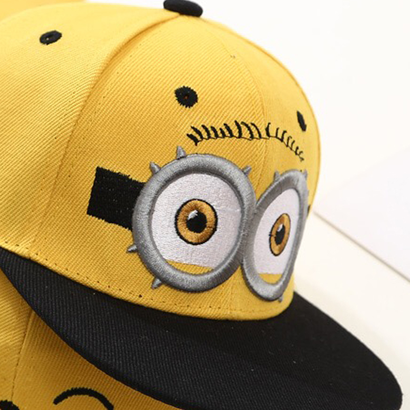 Cartoon Little Yellow Man baseball cap Hat